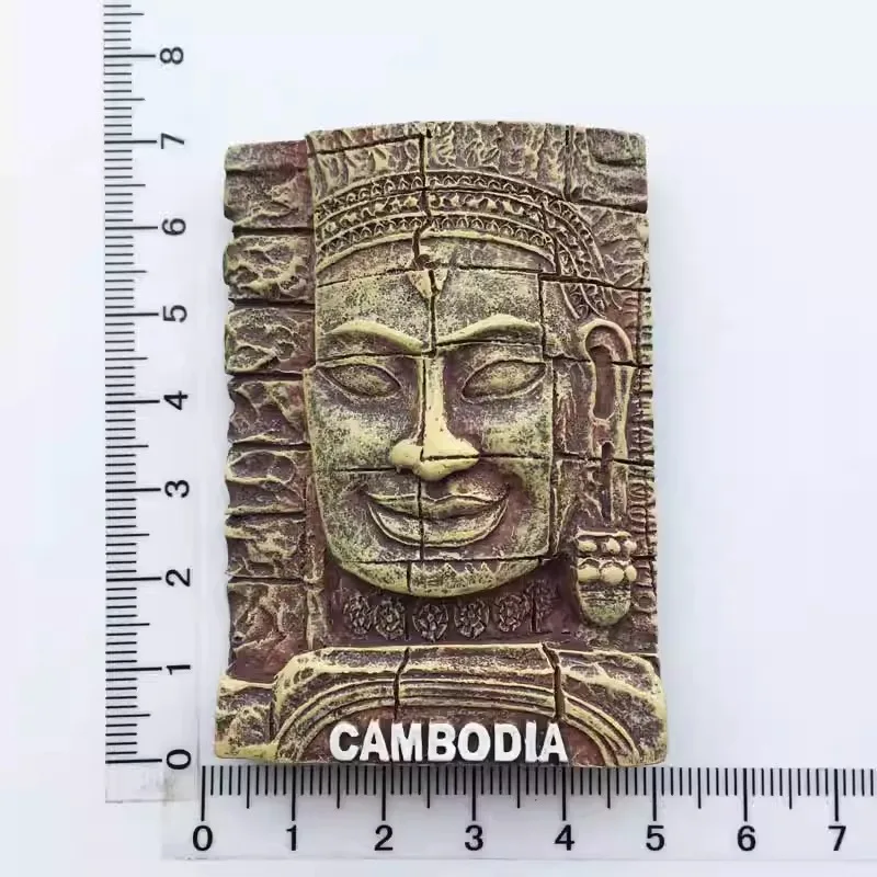 

Cambodia features Creative travel souvenirs Refrigerator stickers magnets gifts Handicrafts home decor