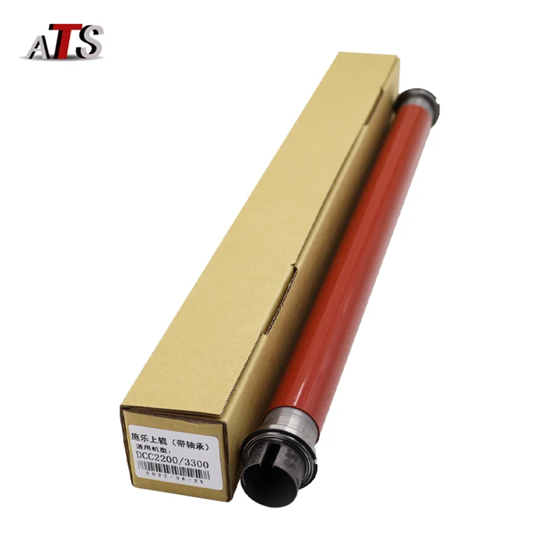 1pcs DCC2200 DCC3300 Upper Fuser Roller for Xerox DCC 2200 3300 Fuser Heat Roller DC C2200 DC C3300 with Bearing