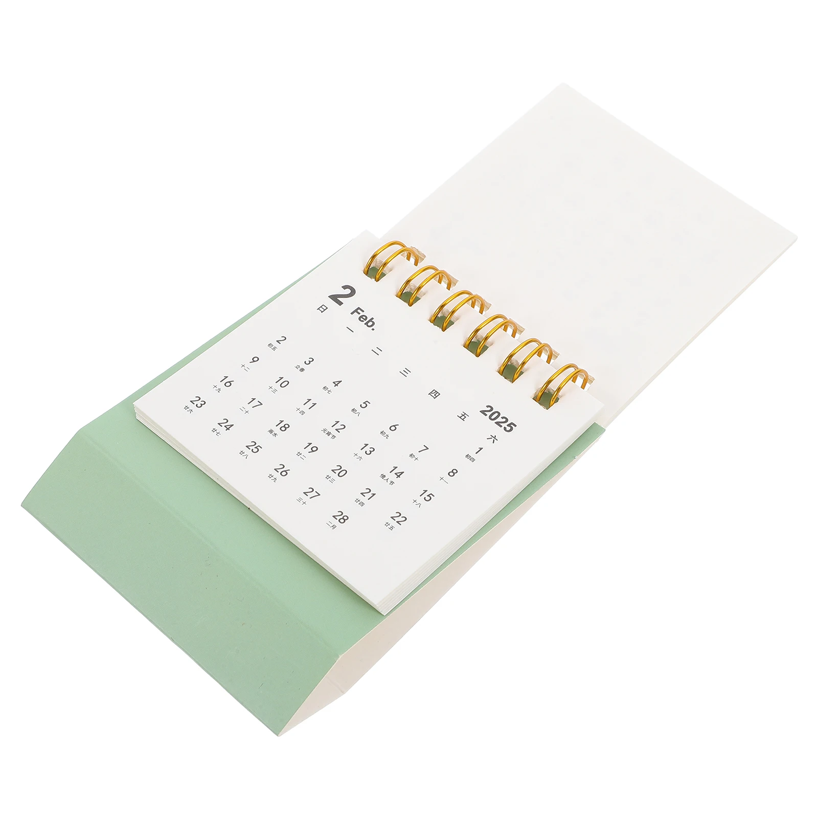 

Simple Desk Calendar Classroom Daily Academic Chinese Cute Small and Fresh Decorative Standing Adorable Mini