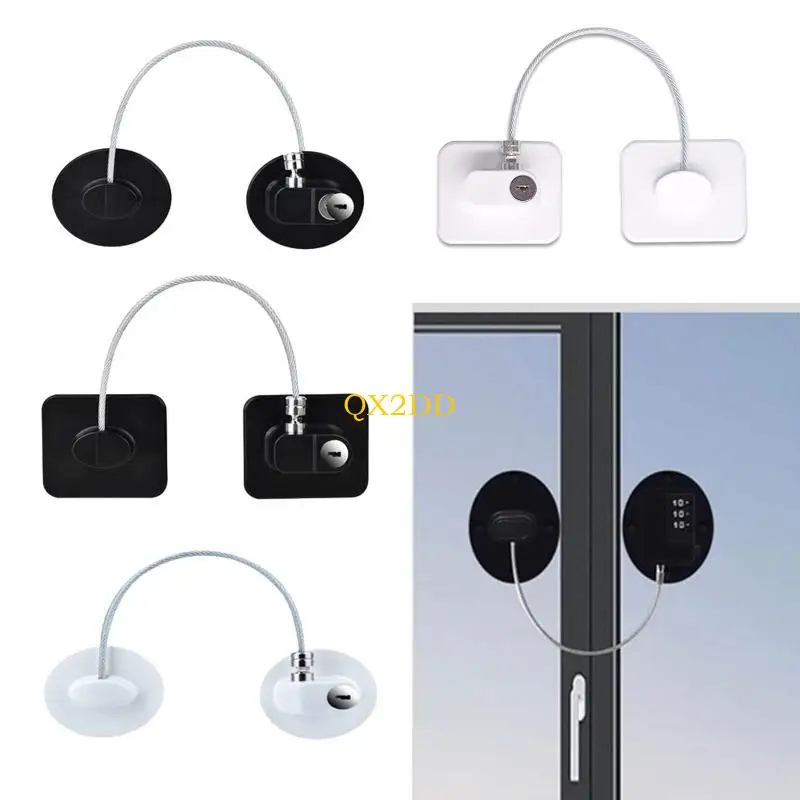 

QX2D Kids Baby Baby Security Brocking Keyed Ограничитель -ограничитель замок заблокированное замок для защитника Дверь Дверь с