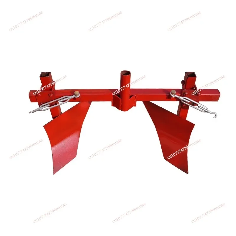 Hand Tractor Supporting Agricultural Machinery, Ridge Plough, Ditch Making Machine Plow, Rotary Tiller Rear Ridge Plow