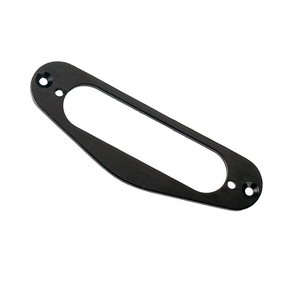 Guitar Pickup Frame Mounting Ring Single Coil Flat Humbucker Pickup Ring for Electric Guitars GB407A (Black)