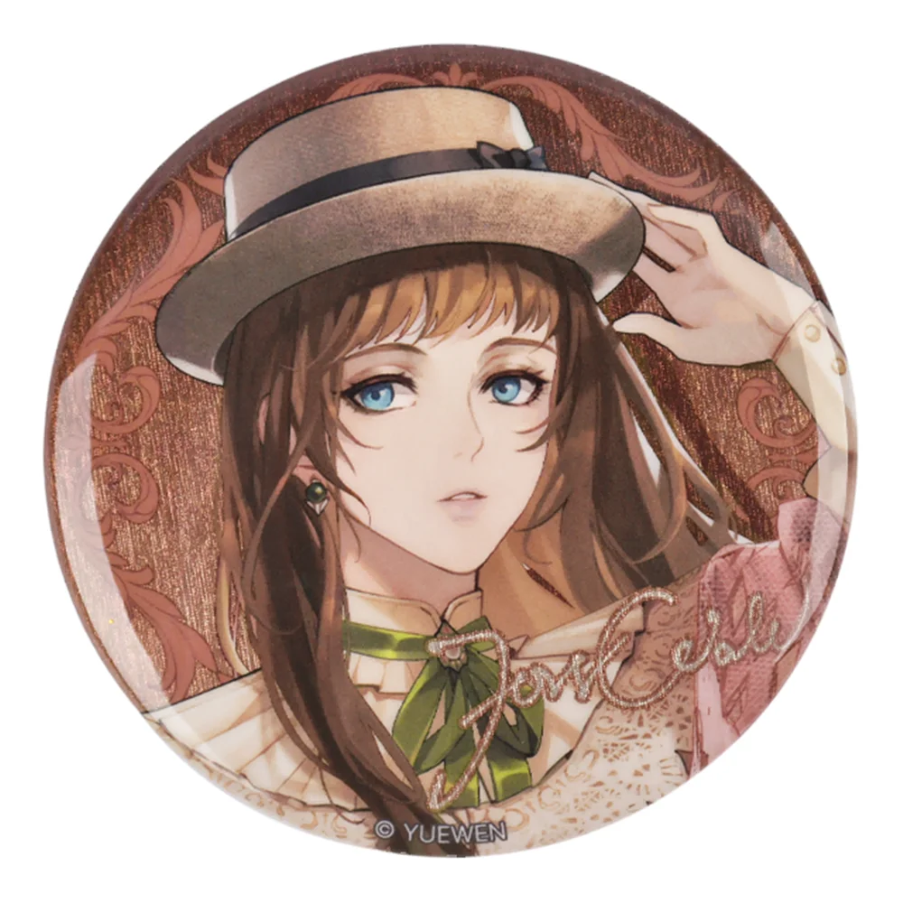 58mm Anime Lord of Mysteries Klein Moretti Fors Wall Leonard Mitchell Cosplay KOSTIUM Odznaka Przypinka SPTE Broszka z Blachy ﻿   Prop Gilf