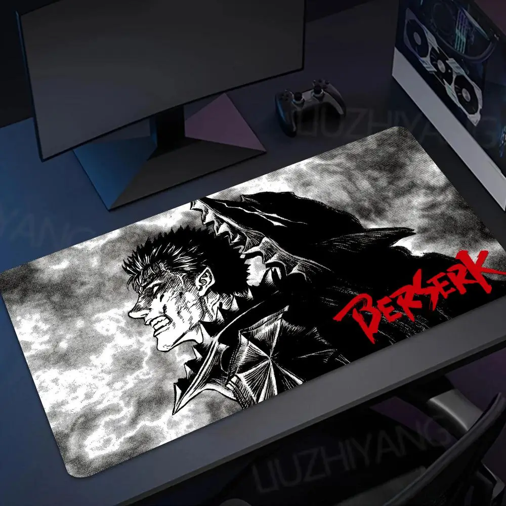 

Guts sword in berserk Mouse Pad Large Office Mouse Mats Xxl Gamer Rug Desk Accessories Table Pads Extended Long Carpet Mousepad