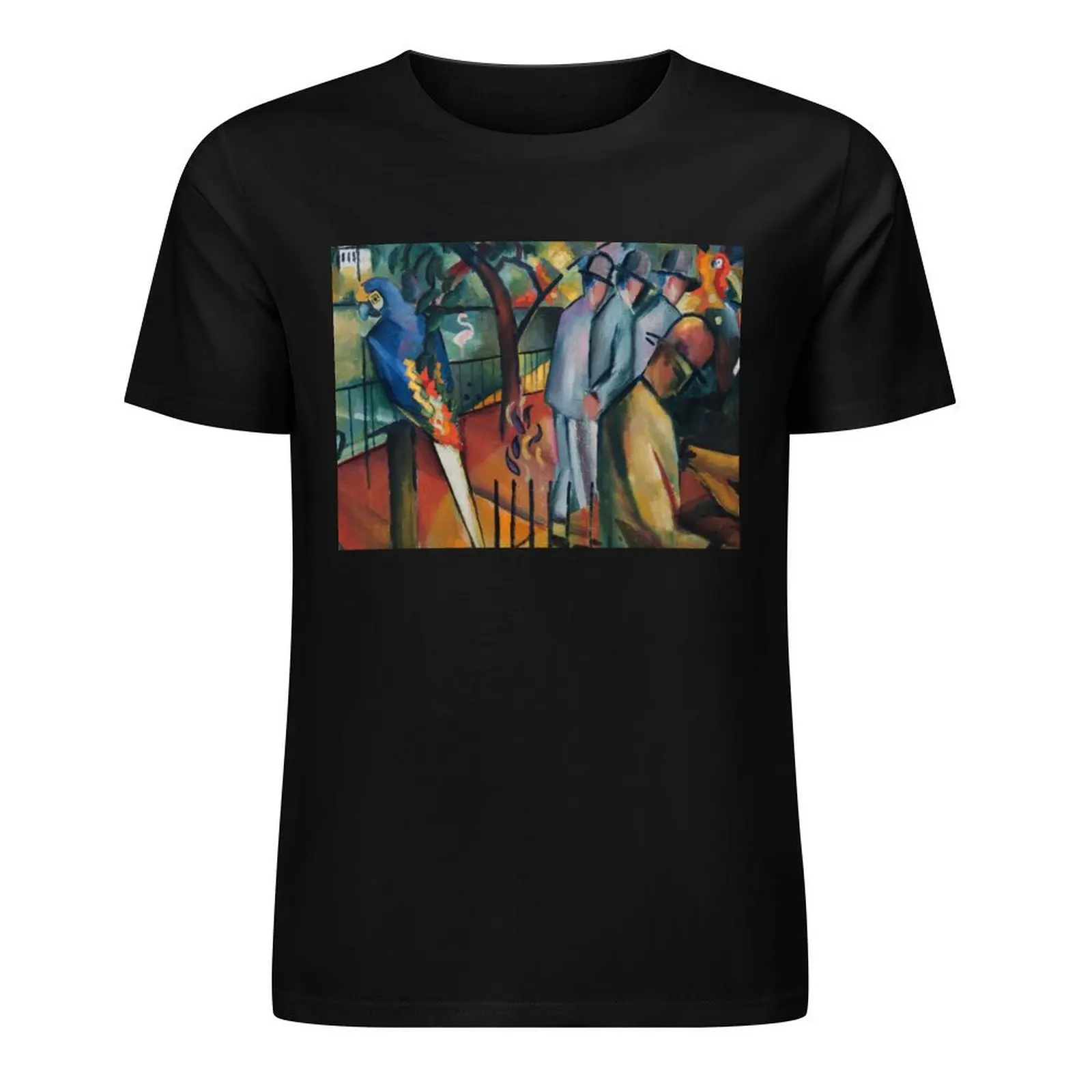 Vintage August Macke Zoological Garden 1912 T-Shirt anime for a boy sublime fitted t shirts for men