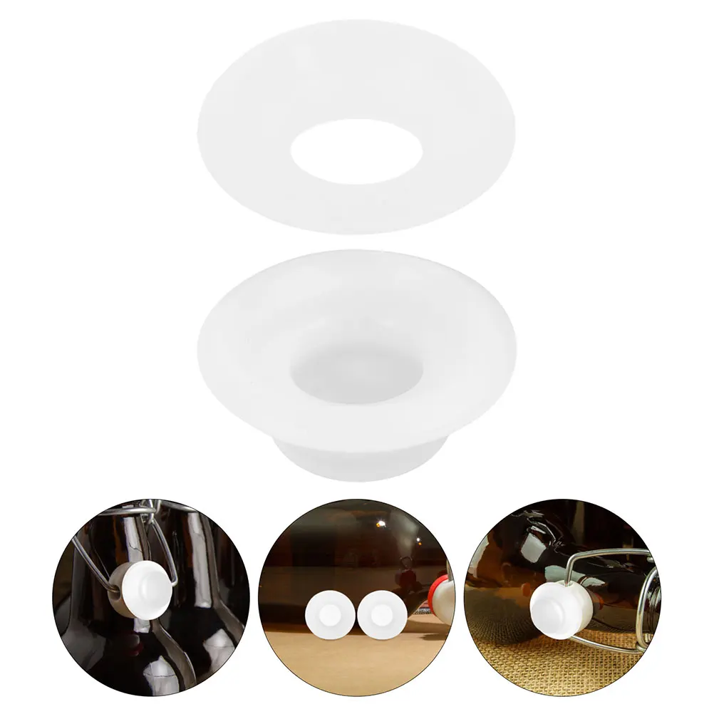 

12pcs Large Rubber Seal Gaskets Swing Top Caps Leak Proof Bottle Seal Washer Reusable Replacement for Beer Soda for Swing