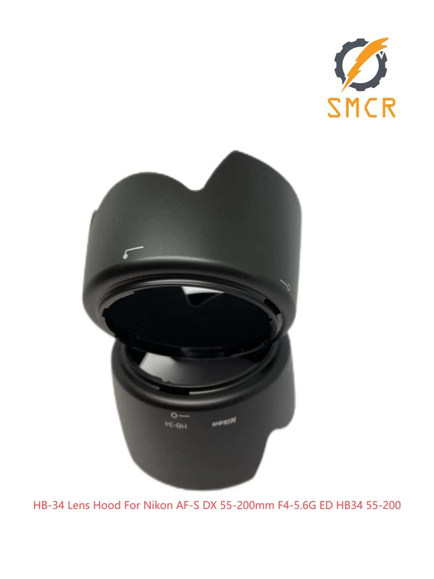 HB-34 Lens Hood For Nikon AF-S DX 55-200mm F4-5.6G ED HB34 55-200