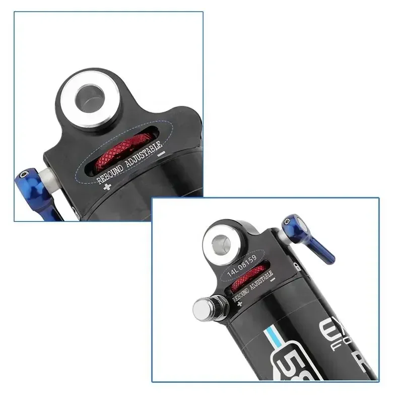 KS EXA Form 562R/582RL/588RL Bicycle Dual Air Shock Absorber 150mm/165mm/190mm Aluminum Alloy  Damping Adjustment Shock Absorber