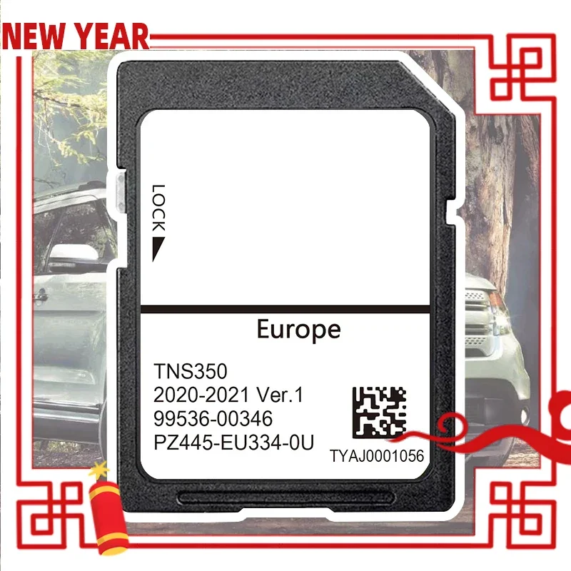 

SD Card Sat Navi GPS for Toyota Auris Corolla RAV4 Yaris with TNS350 2021 Ver.1 Update EU Map Software SD Card PZ445-EU334-0U