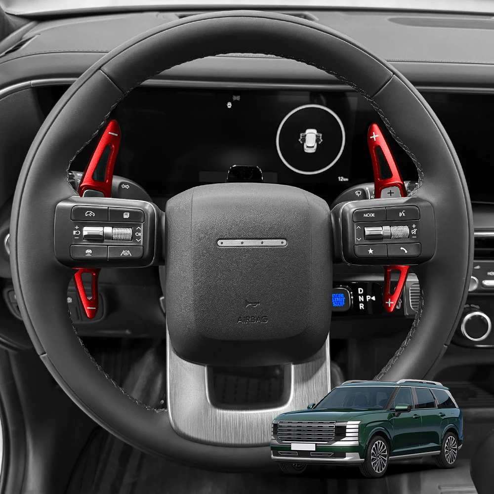

For Hyundai Palisade 2025 LX3 Car Steering wheel Paddle Shifters Aluminum Shift Paddle Extend DSG Stickers Car Styling LHD/RHD