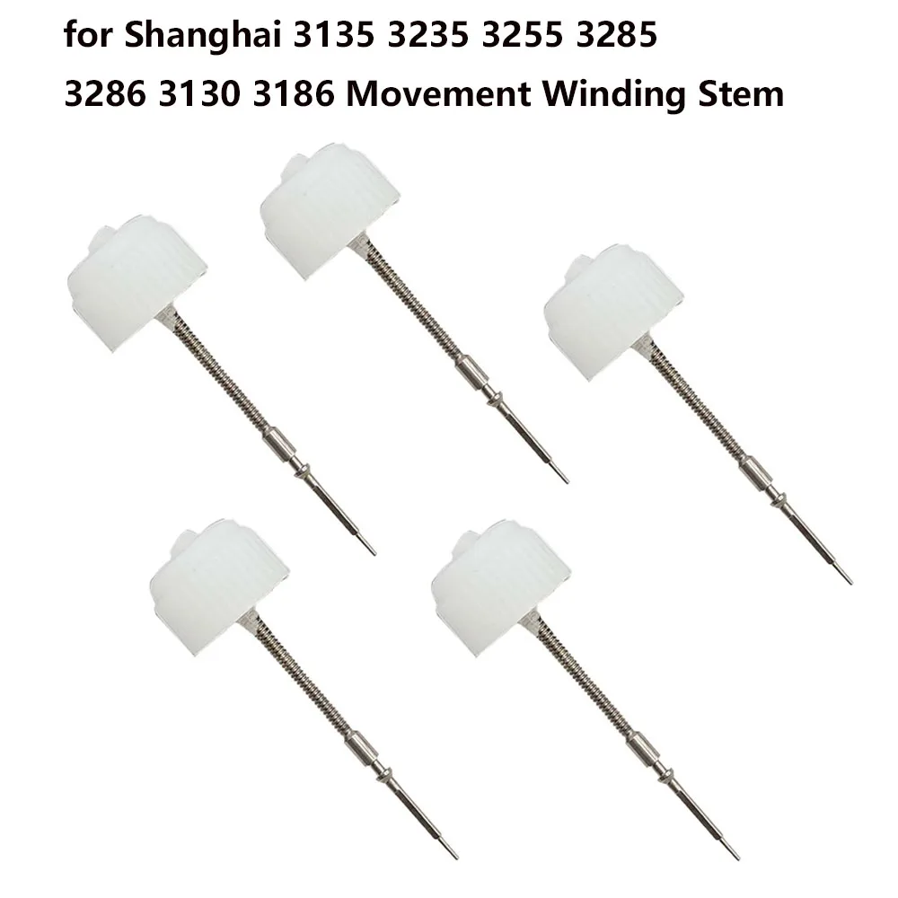 Watch Crown Stem Modified Replacement Parts Watch Repair Winding Stem for Shanghai 3135 3235 3255 3285 3286 3130 3186 Movement