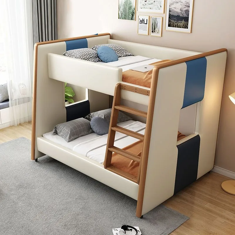 

Mother and child Up and down Modern simple bunk Children's Multifunctional with storage High and low