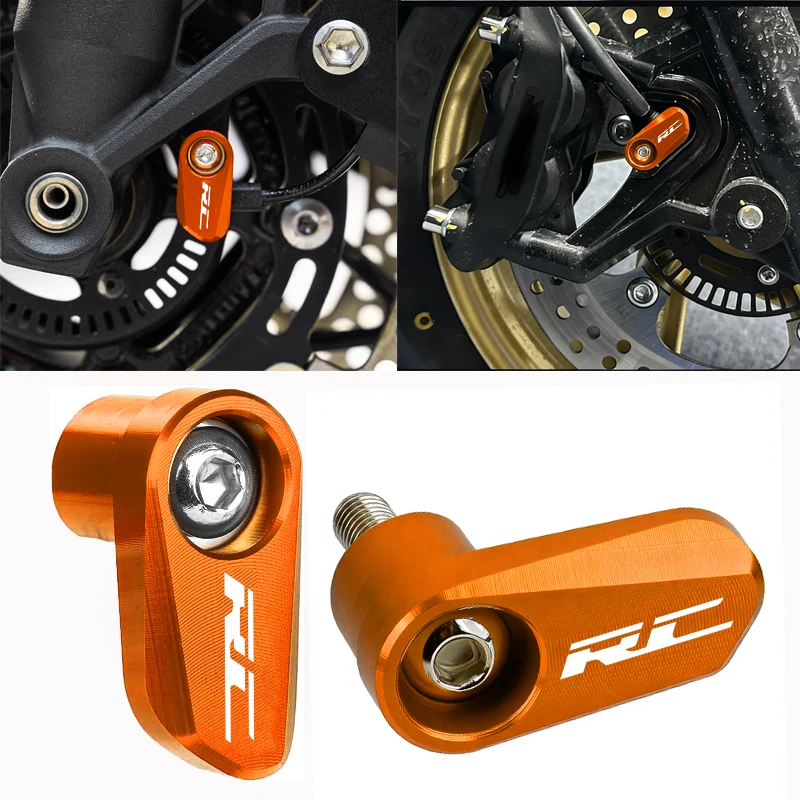 

For KTM RC 125 200 390 All Years Motorcycle CNC front and rear wheel universal ABS sensor protective cover Accessories