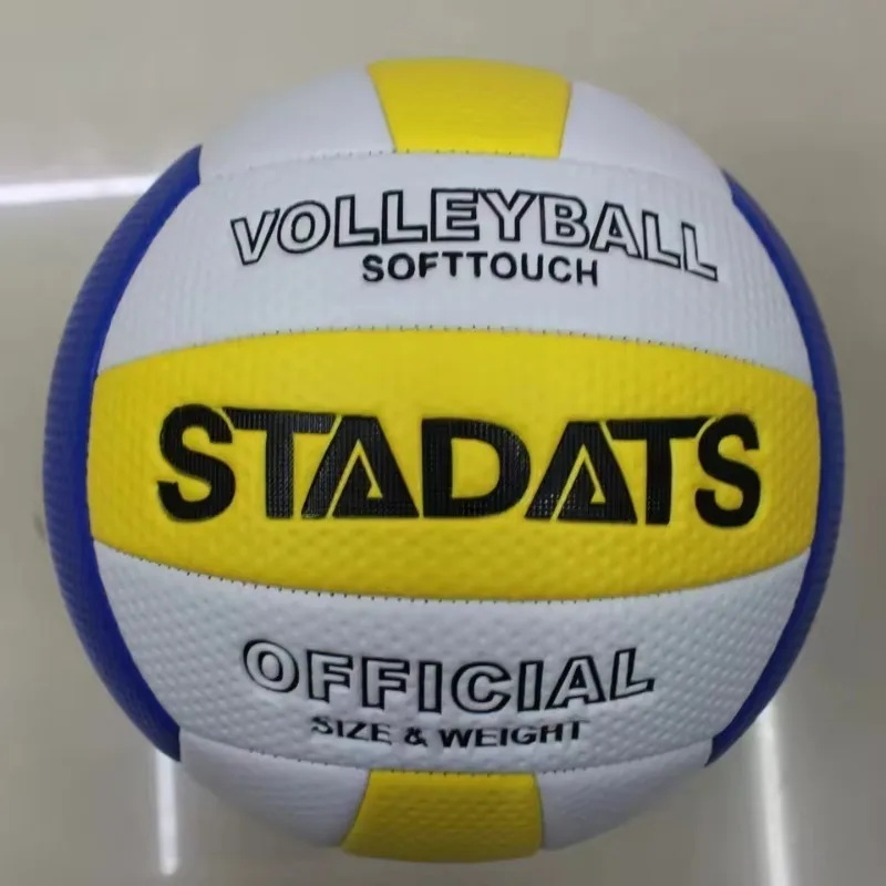 

No 5 Волейбольный гольф Желтый Синий Белый Стандартный логотип для соревнований Волейбольный логотип Доступен для оптовых заказов