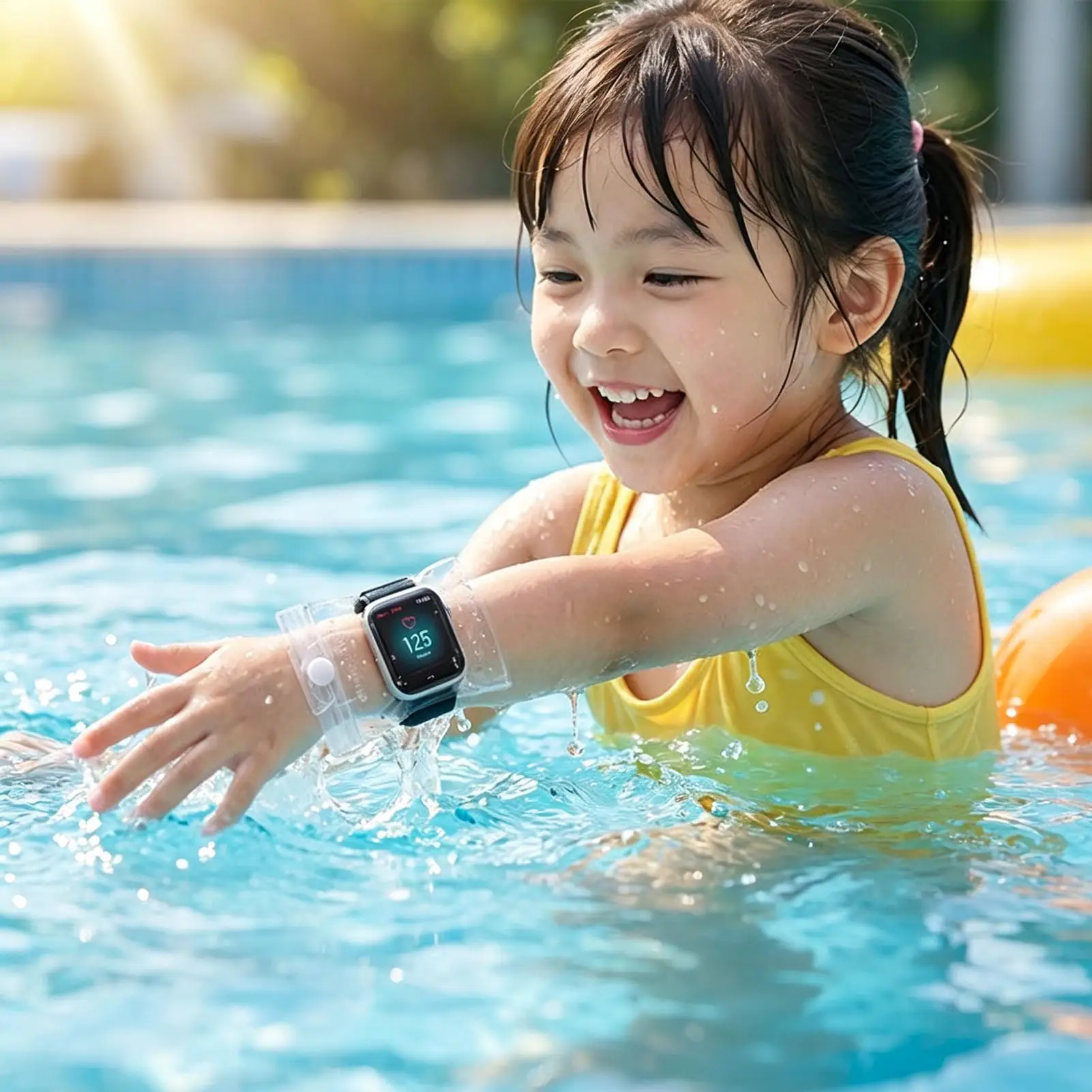 Swim Watch Case Kids Touchscreen Diving Smartwatch Bag Diving Watch Protective Cover For Snorkeling Pool Surfing Outdoor