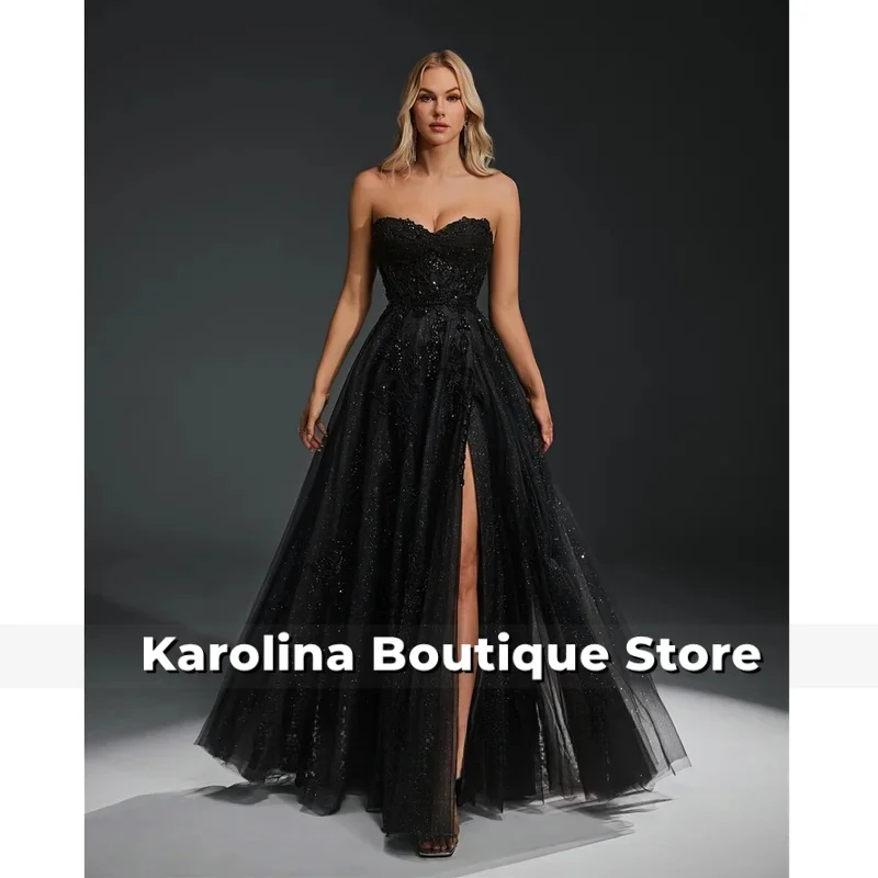 

Customized Flower Sparkle Ball Dress Luxury Women's Evening Dress Sleeveless Elegant Party Dress Women's Special Occasion
