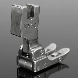 Leather Presser Foot All Stainless Steel Industrial Sewing Machine Tools Spk-3 With Bearing Presser Foot Leather Coated Fabric