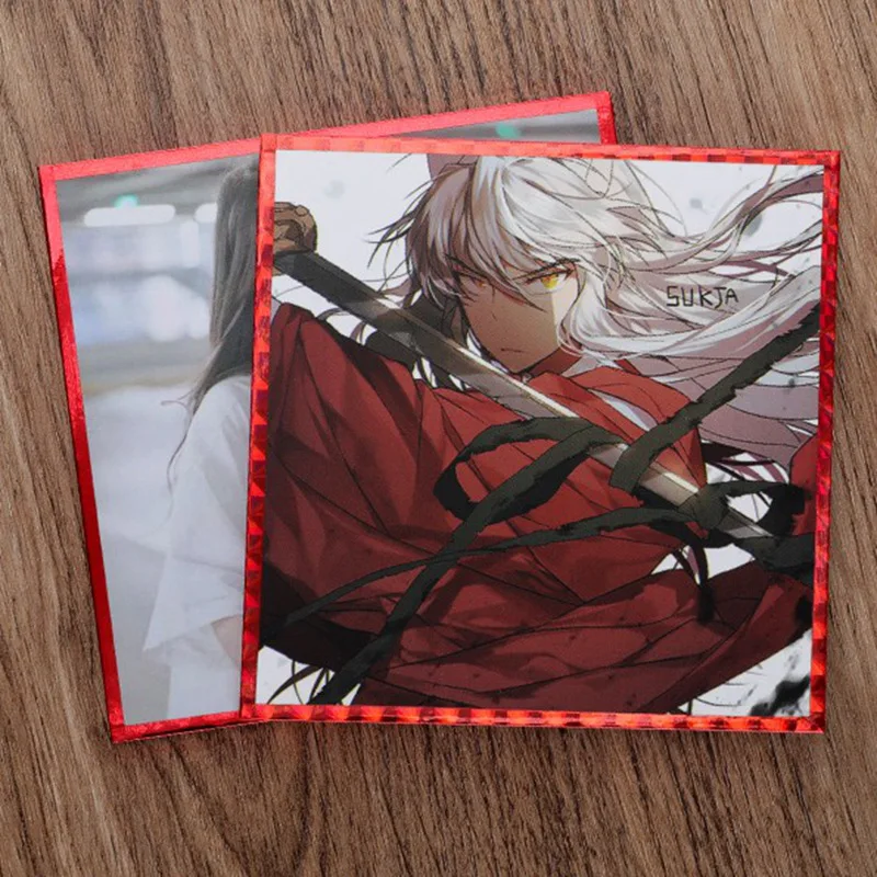 Customized. Colored Paper Signature Drawing Board Hand-painted Anime Peripheral Card Printing Laser Starry Small Batch Custo