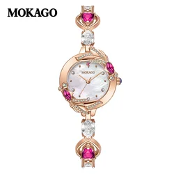 Diamond Watches for Women Gold Watch Ladies Wristwatches Luxury Brand Rhinestone Gilrs' Bracelet Watches Female Relogio Feminino