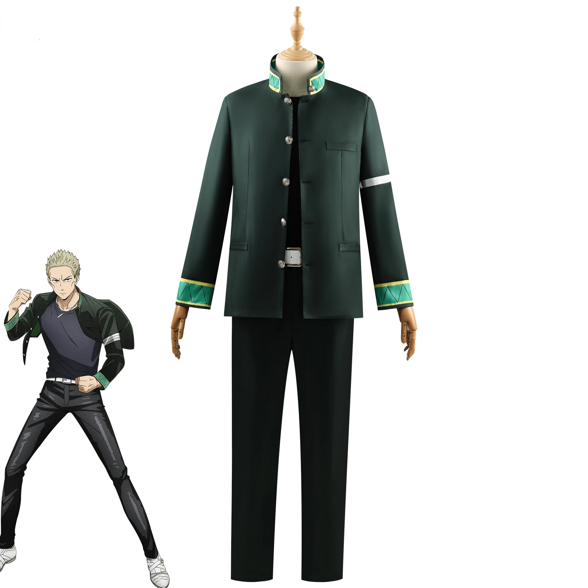 Costumes de carnaval Anime Wind Breaker pour garçons, tenues de cosplay masculines, manteau et pantalon, GelHaruka, Sakura, Akihiko, Nirei, Kyotaro, Sugishita