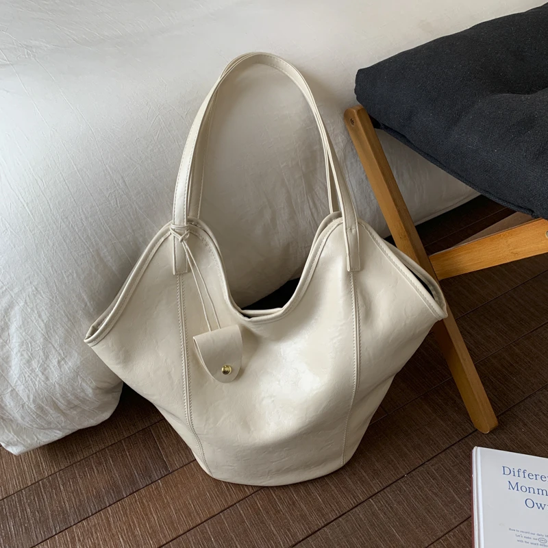 PU 단색 재봉 패션 토트백 대용량 고급 여성 가방 세 - Women Bags Branded Sale 리뷰 및 가격