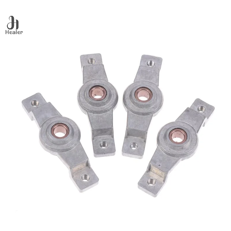 2/4 pezzi staffa motore polo ombreggiato per motori YJ61 con palo coperto supporto blocco albero cuscinetto supporto di fissaggio