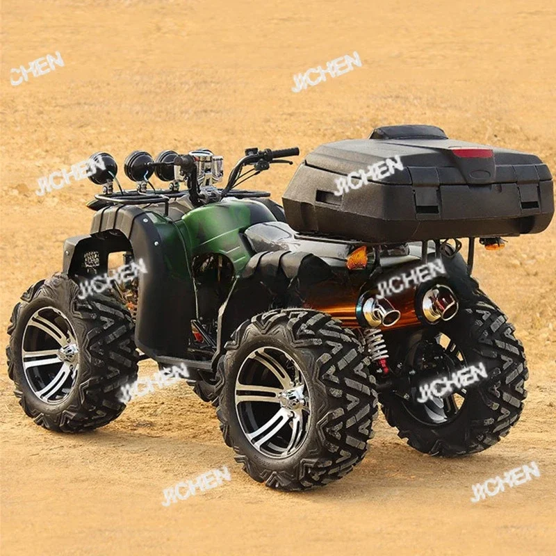 ZQT Вездеходный четырехколесный квадроцикл Big And Small Bull с полным приводом, универсальный вал, внедорожный мотоцикл