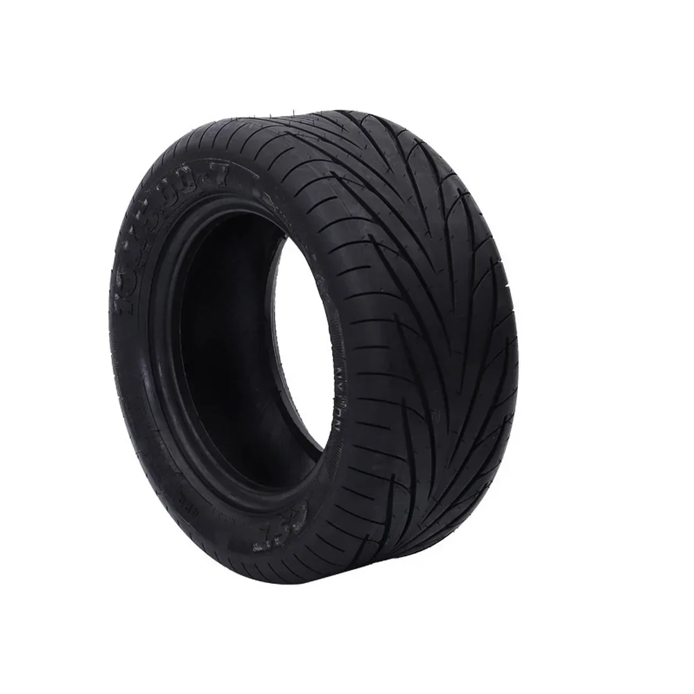 Replacement Tire Tubeless Scooter Tire For Urban Commuting Black Strong Grip Tread Thickened Rubber Construction