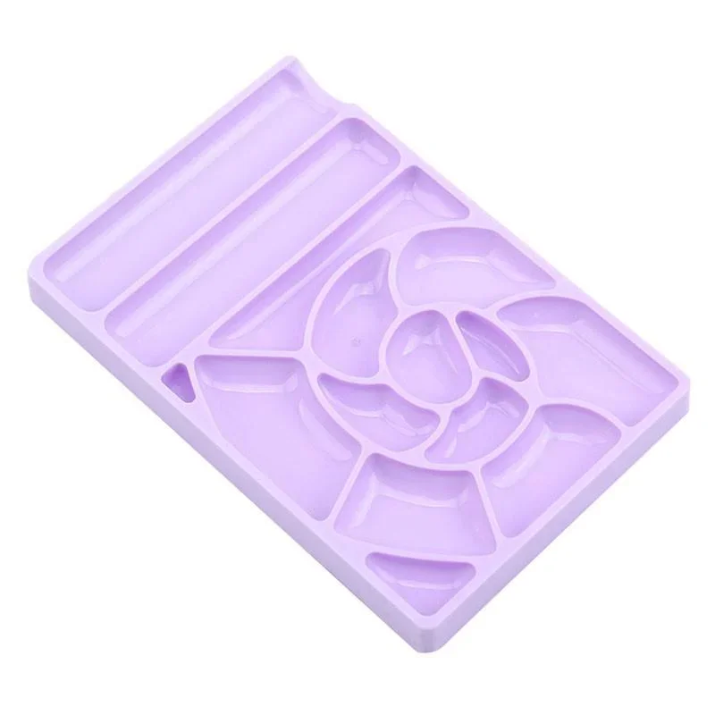 Rejillas de tonificación de placas de paleta de uñas de acuarela, soporte de dibujo de pintura de esmalte de uñas de Gel, herramientas de manicura