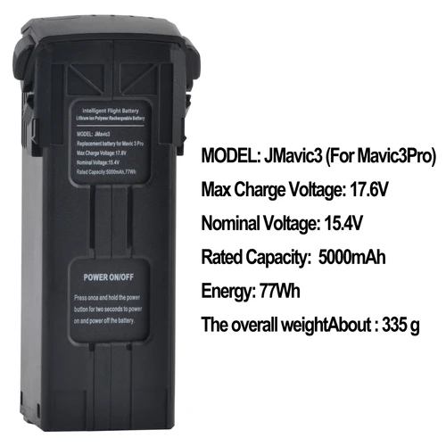 Imagen 2 del producto Batería de 5000mAh para Dron DJI Mavic 3, accesorio de baterías de vuelo inteligentes, 1 Uds.
