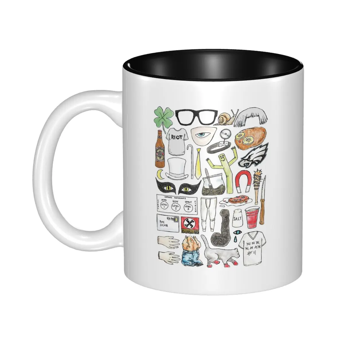 ALWAYS SUNNY Iconic Times Mug Funny Ceramic Coffee Cups Tea Mugs Milk Cup Drinkware Gifts for Woman Man