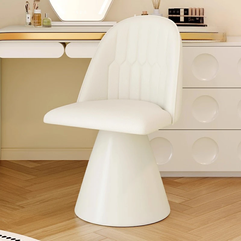 

Cream wind makeup chair bedroom girls dresser special stool light luxury high sense 2025 new makeup stool
