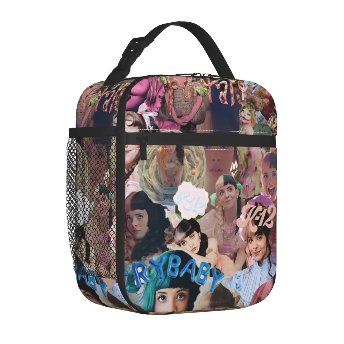 

Melanie Martinez Singer Portals Music Lover Insulated Lunch Bags Reusable Cooler Bag Tote Lunch Box Beach Travel Food Handbags