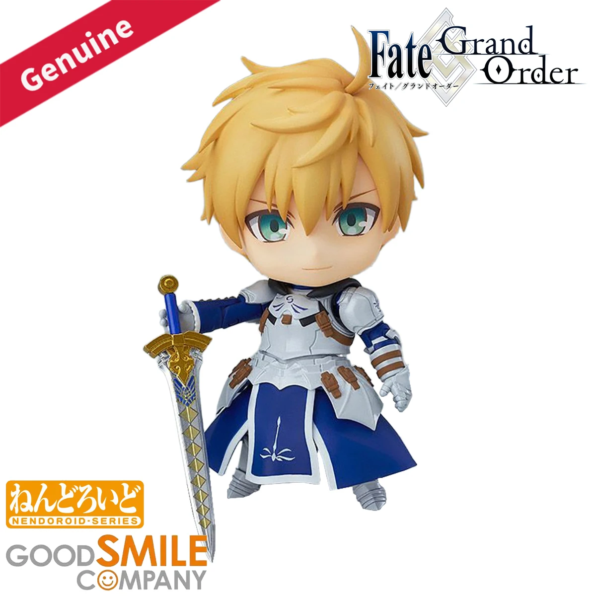 Original Genuine Good Smile Company Action/Dolls Nendoroid (#842) Fate/Grand Order Arthur Pendragon Prototype Game Action Figure