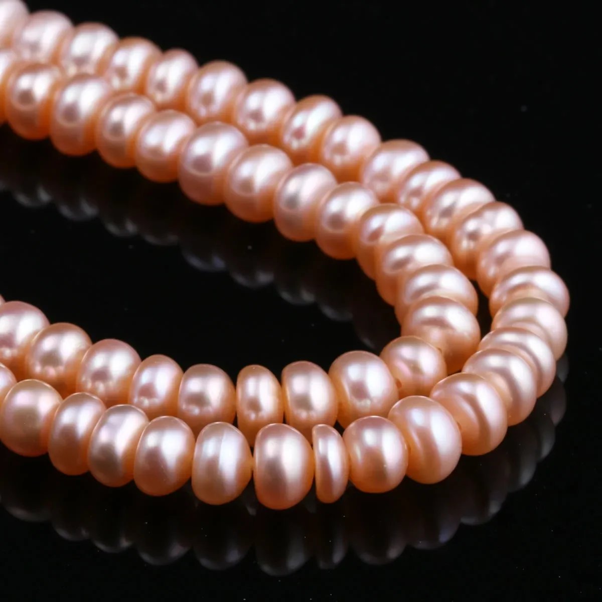 Natural Freshwater Pearls Beads High Quality oblate Shape Punch Loose Beads for Jewelry Making DIY necklace bracelet Accessories