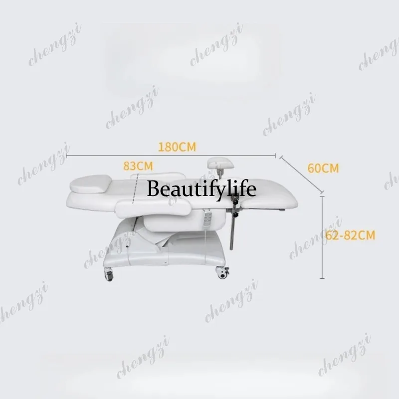 TTT Beauty Speciality Massage Beds Adjust Esthetician Nail Face Massage Beds Ear Cleaning PU Leather Furniture Mesa 6