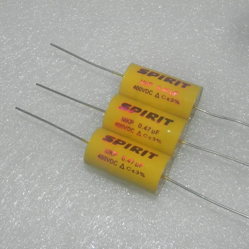 10PCS/LOT  400V 0.47UF MKP Low Loss Axial Audio Film Capacitor