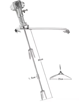 Automatic Lifting Air Agitator Blender Stirrer Pneumatic Paint Mixer With Stand Coating Mix Tool Ink Glue Mixing Machine
