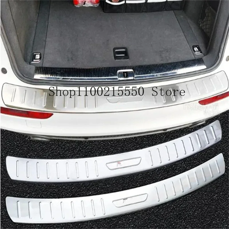 

High quality stainless steel rear bumper footplate guard plate protective plate decorative panel for AUDI Q5 2009-2018