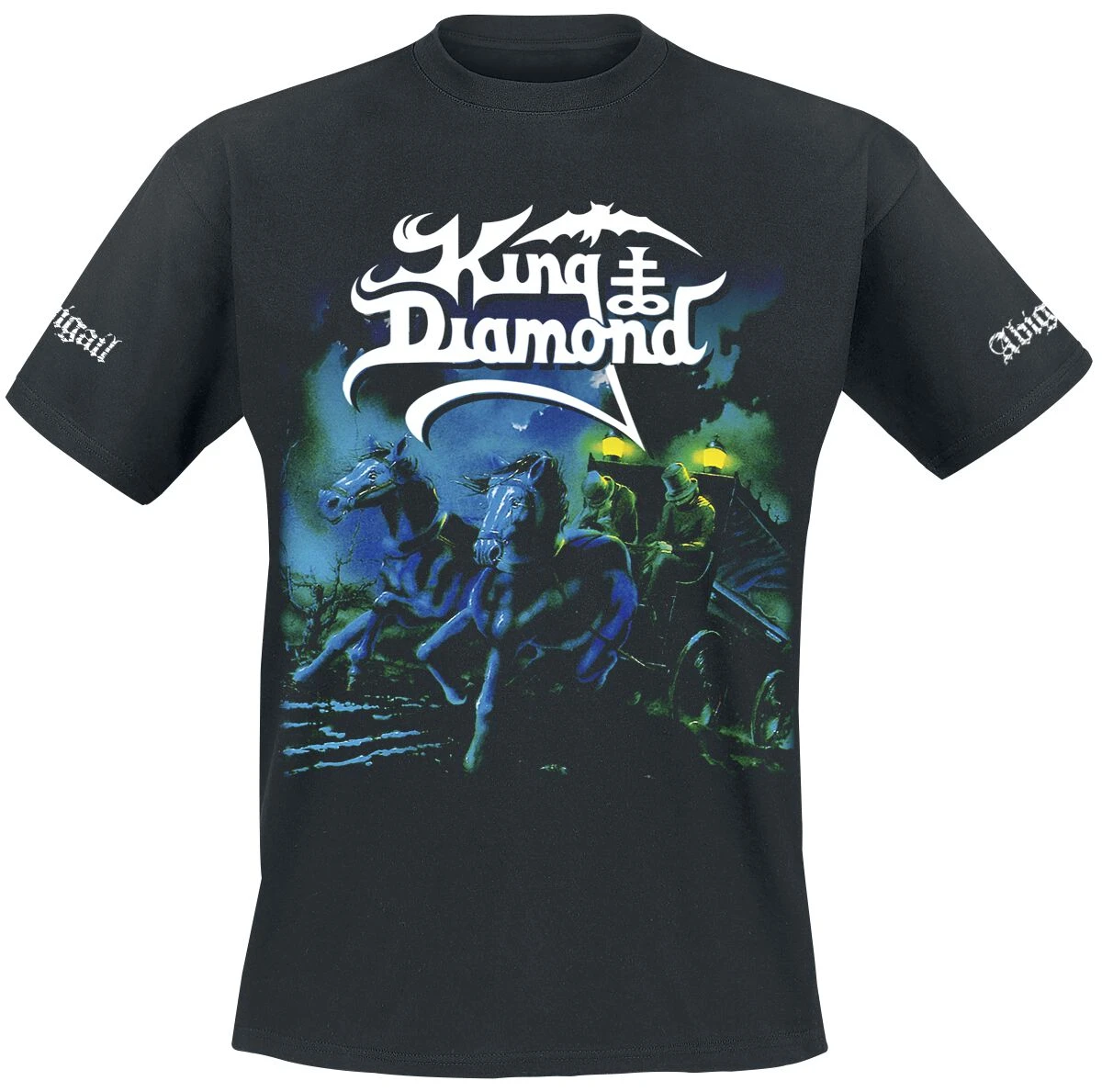 Hot King Diamond Grafik-Baumwoll-Band-T-Shirt Unisex Sommer Kurzarm Mode-Marke Tee Luxus Lässige Vintage-T-Shirts – Detail 5