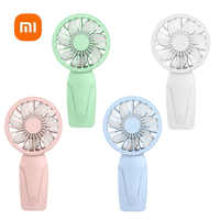 xiaomi Portable Handheld Small Fan ABS Lightweight Cute Appearance USB Rechargeable Mini Fan For On Go Cooling Mini Pocket Fan