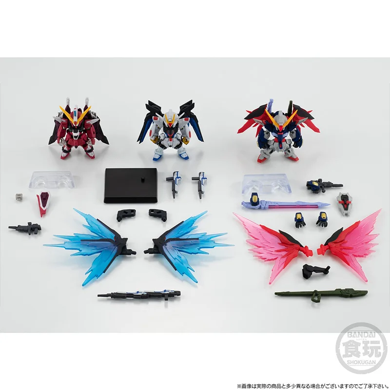 Bandai Candy Toy Gundam Seed Destiny Strike Freedom Infinity Justice Destiny C Original Anime Figure Model Toy Gift