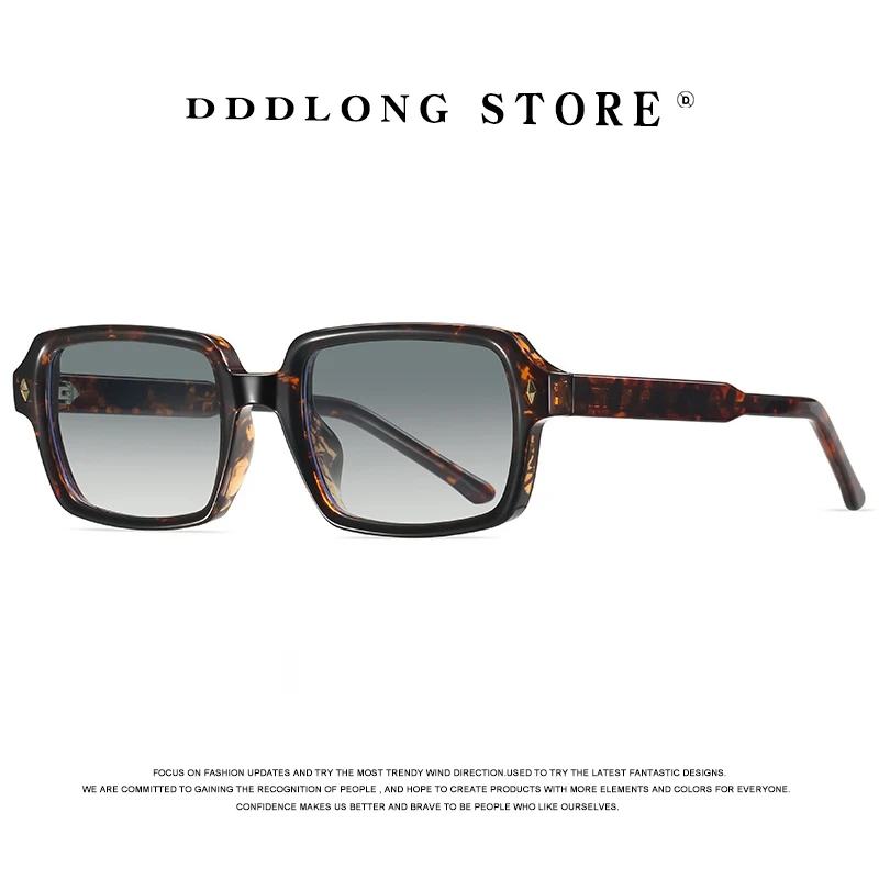 

DDDLONG Retro Fashion Y2K Punk Square Sunglasses Women Men Sun Glasses Classic Vintage UV400 Outdoor Shades D731