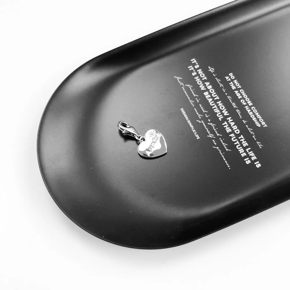 العمة القلب استرخى سحر قلادة الأزياء الأوروبية 925 فضة العلامة التجارية الجديدة العصرية هدية للنساء #3