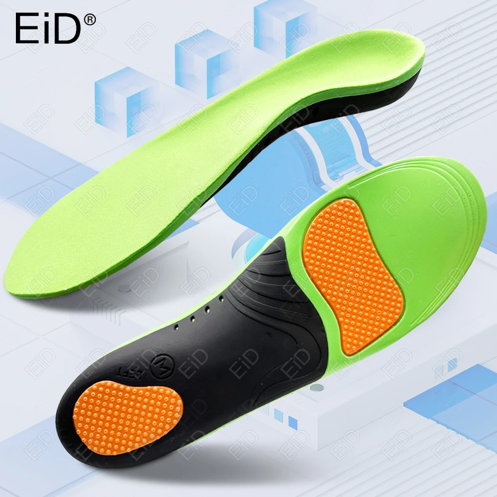 Orthopedic Sport Insoles for Feet EVA Gel Shock Absorption Breathable Sole Pad Sport Arch Support Feet Pain Care Insole Unisex