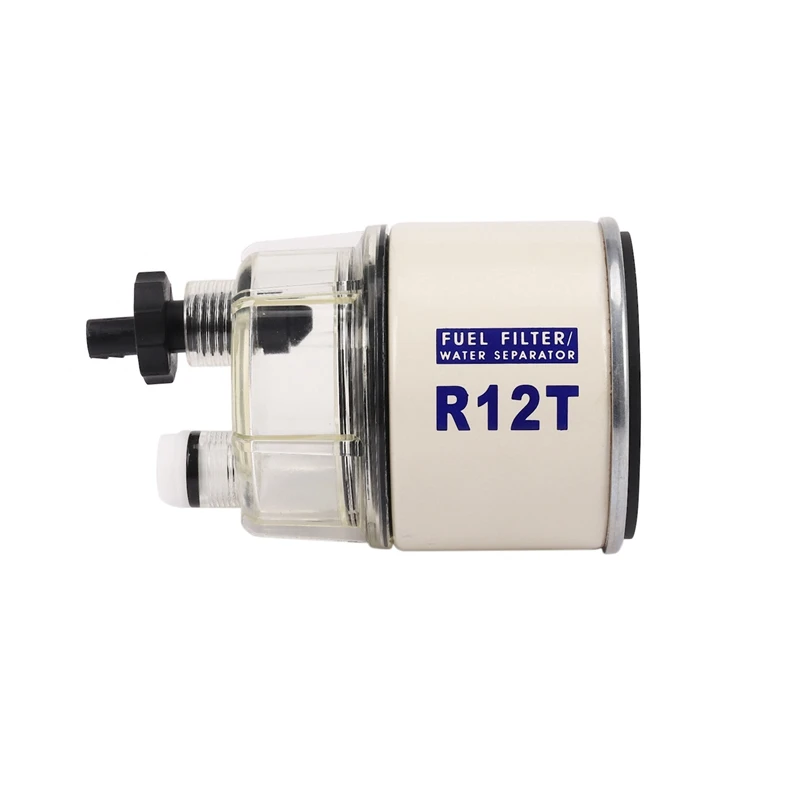 R12T Fuel Filter/Water Separator 120AT NPT ZG1/4-19 Automotive Replacement Filter And Nylon Collection Bowl Replacement