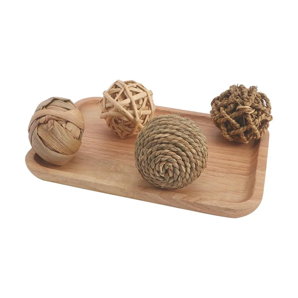 

Rattan Balls Woven Training Hamsters Guinea Pigs Biting Chewing Ball Rabbit Toys Pet Balls Teeth Cleaning
