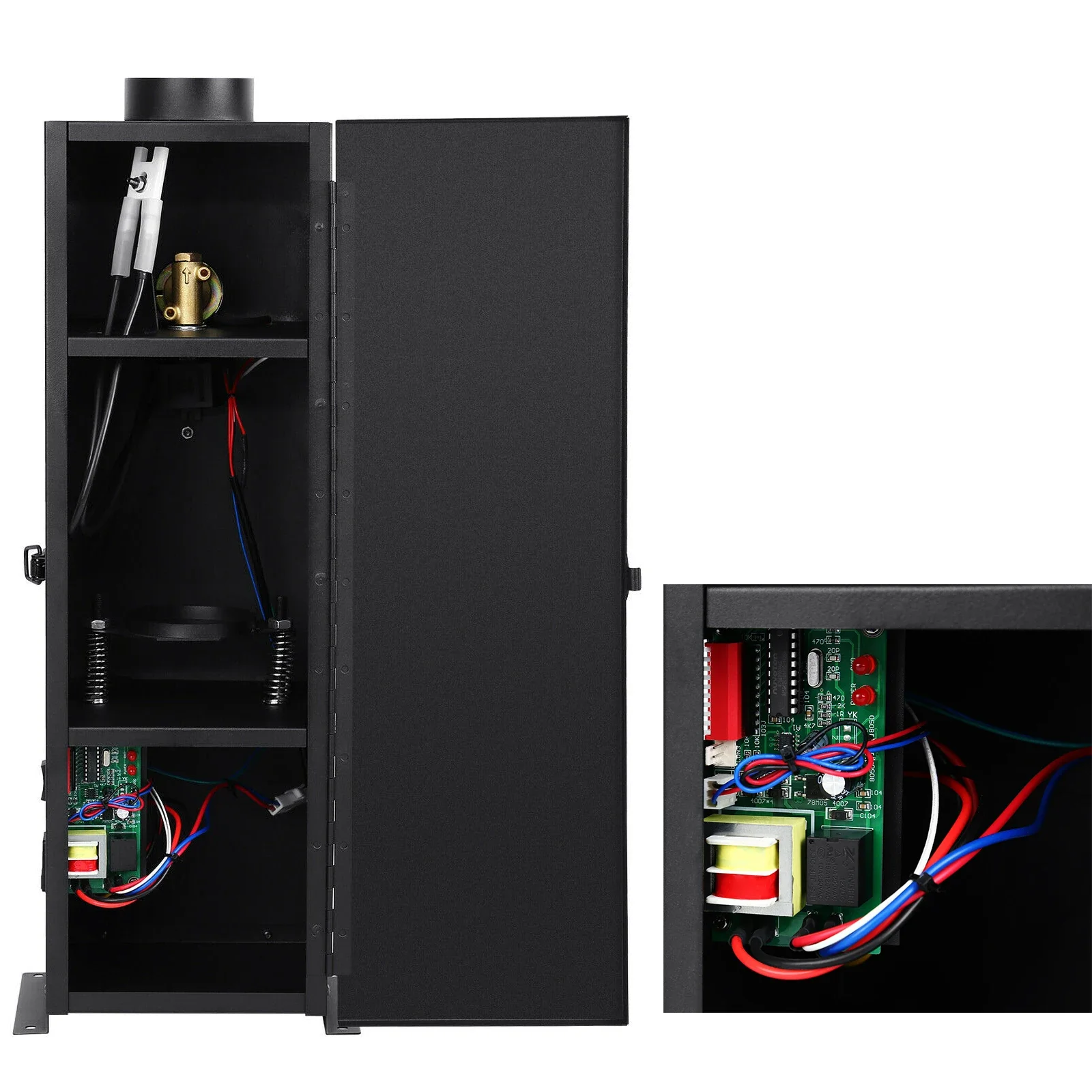 Dos máquinas escénicas de efecto de chorro de llama dmx512 de 200w, proyectores de fiesta, espectáculo escénico estadounidense, fiesta de navidad, boda