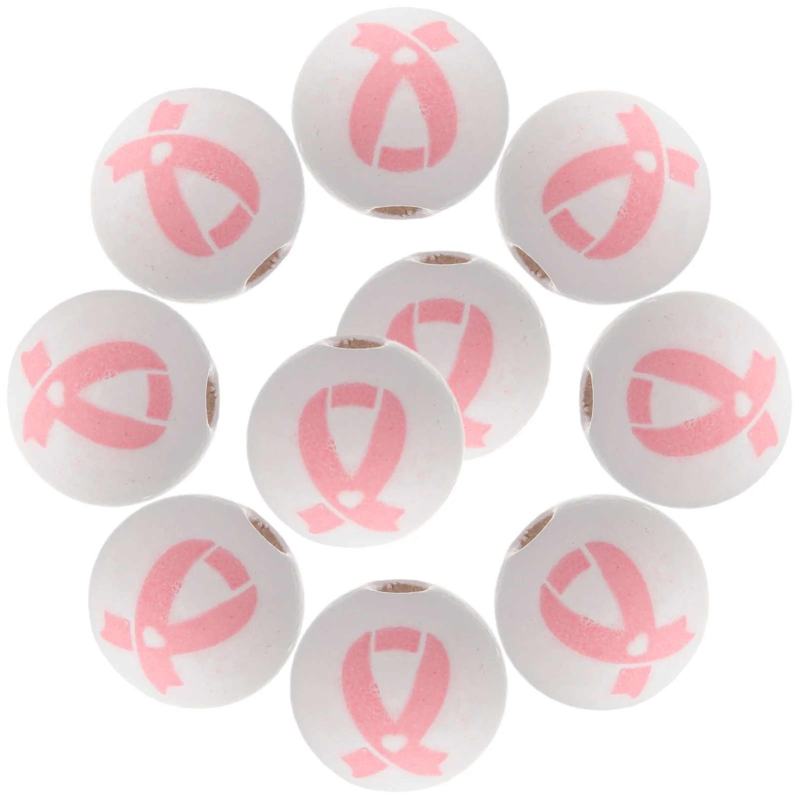 

50pcs Round Wooden Beads Bulk Large Hole Barrel Natural Wood Safe Material Craft Projects Diy Jewelry Accessories