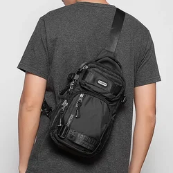 Men Cross Body Backpack Sling Bag Chest Pack Waterproof Oxford  Assault Travel Male Single Messenger Shoulder Side Bag